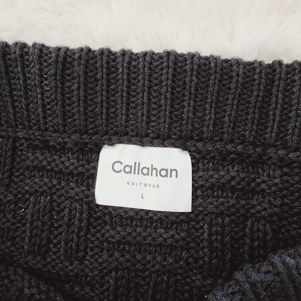 Callahan Revolve "Tony" Chunky Basketweave Knit Midi Skirt Slit NWT Large - Picture 12 of 13